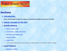 Tablet Screenshot of fullerfamilyhistory.org.uk